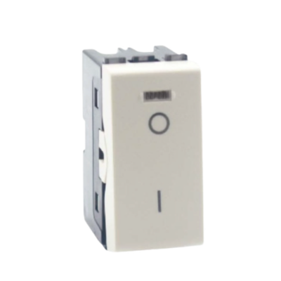 مفتاح سخان بضوء 20A ليزر عاجي