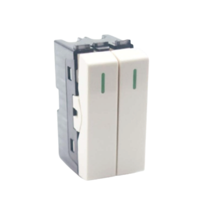 مفتاح مفرد مزدوج ليزر عاجي